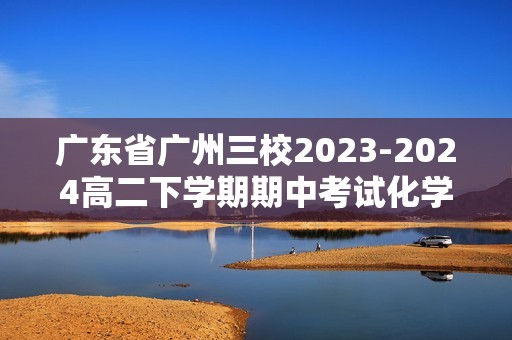 广东省广州三校2023-2024高二下学期期中考试化学试题（答案）