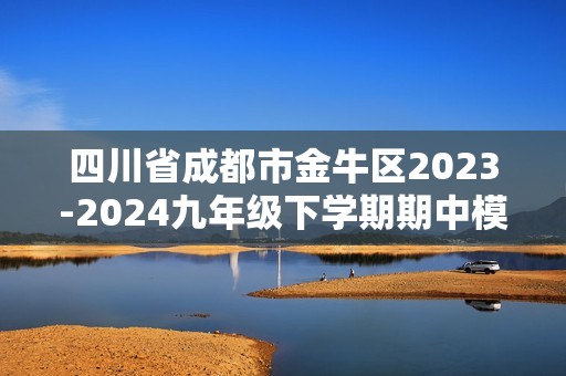四川省成都市金牛区2023-2024九年级下学期期中模拟化学试题（答案）