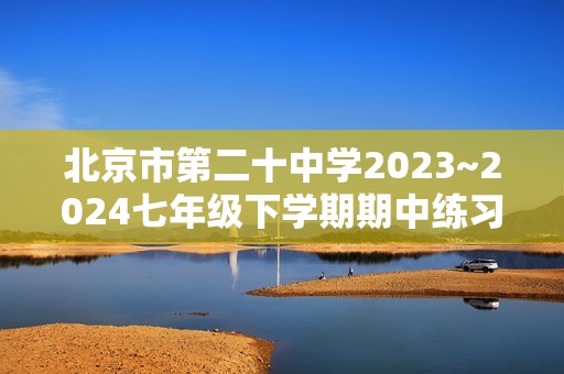 北京市第二十中学2023~2024七年级下学期期中练习数学试卷（图片版无答案）