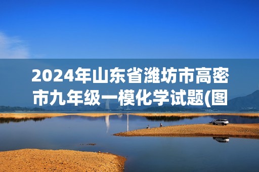 2024年山东省潍坊市高密市九年级一模化学试题(图片版 无答案)